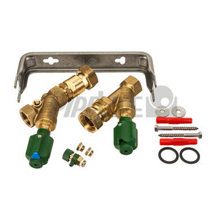 Wasserzähler Einbaugarnitur 2 Absperrventile 1"  WZ 1611.21