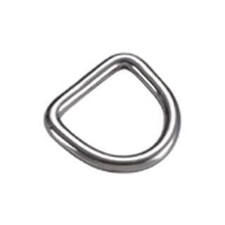 Edelstahl D- Ring 4mm Breite 38mm  V4A