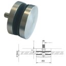 Punkthalter dm 50mm für Rundrohr 42mm  1.4301 satin