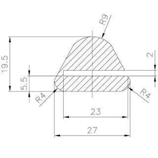 Dichtung für Türchen D5 EPDM