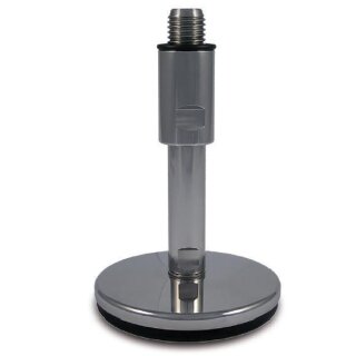 Maschinenfuß TEKNOCLEAN INOX medium  Platte 150mm  Gewinde M24  Gewindelänge 200mm