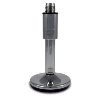 Maschinenfuß TEKNOCLEAN INOX  Platte 100mm  Gewinde M24  Gewindelänge 200mm