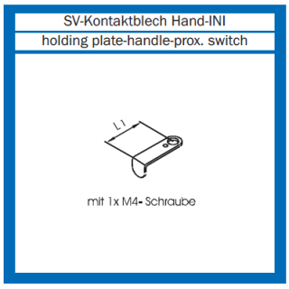 Kontaktblech für EURO Scheibenventil DN125- 200