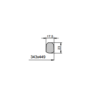 Mannlochdichtung für Modell 165, 165/2B und 165  (G/R165)