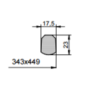 Mannlochdichtung für Modell 160, 165, 165/2B und 165...