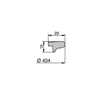 Mannlochdichtung G/400AZ EPDM GREY RAL 7040 -15°/90°C am Deckel montiert