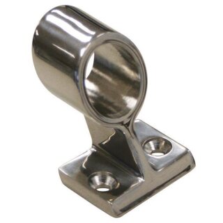 Reling Handlaufstütze durchgehend für Rohr 22mm  V4A