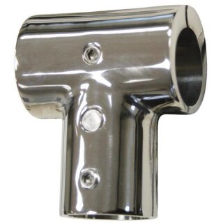 Reling Fitting T- Stück 90° klappbar für Rohr 22mm  V4A