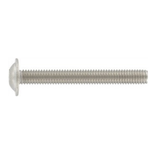 Edelstahl Flachrundkopfschraube ISO 7380  Innensechskant  M8x45  1.4301  100 Stück