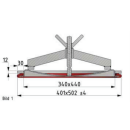 Ovaler Verschluss 340x440 mit Einschweißring (mit...