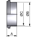 Bundstutzen IDF  1.4404