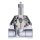Magnetventil servogesteuert Muffenanschluss 3/4" Nennweite DN13 24V/DC  Messing  Dichtung NBR