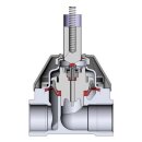 Magnetventil servogesteuert Muffenanschluss 1 1/2"...