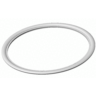 Mannlochdichtung AB 350x450 PARA  25 bar  95° C  für Deckel 3mm  Naturkautschuk rot