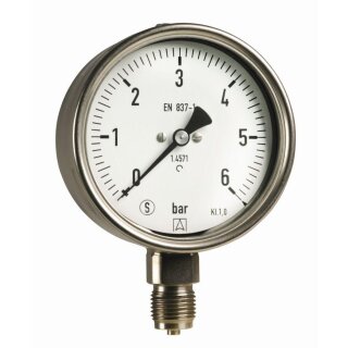 Manometer TYPE 301  0- 16 bar  VA Gehäuse