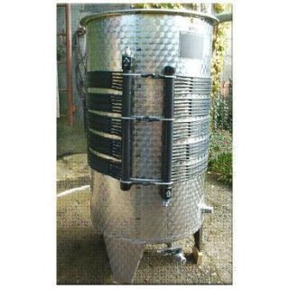 EPDM Heiz- und Kühlmatte Sammelrohre PVC  LxB 2500x200mm, Länge der Sammelrohre 300mm
