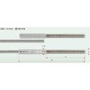 Außengewinde zum Verpressen vor Ort  Seil 6mm  M10 V4A