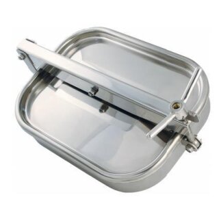 Mannloch 373 422x312 V4A  mit Edelstahlflügelmutter