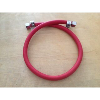Verbindungsschlauch für Absorber SBR rot mit beidseitig 3/4" Überwurfmuttern  Länge 1500mm