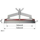 Ovaler Verschluss 340x440 mit Presskragen ohne...