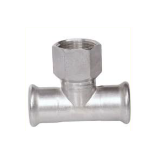 Pressfittings M-Kontur Edelstahl T- Stück IG 54x3/4"x54