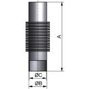 Kompensator DN25  1.4301  Länge 200mm  6 bar