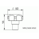 Handrad MEC/60A M10 für Modell 285, 295 und 295K