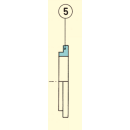 Druckring PTFE für Stirnschauglas DN65