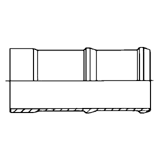 Schweißschlauchtülle 13mm  massiv