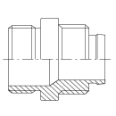 Einschraubgewindestutzen 32er Mainzer AG / 1/2" AG...