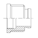 Aufschraubgewindestutzen 32er Mainzer AG/ 1/2" IG...