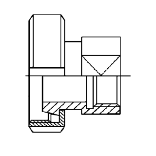 Aufschraubkegelstutzen 32er Mainzer / 1" IG  1.4301