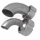 IBC S60x6 IG auf Bogen 90° DN50 1.4404 (drehbar)