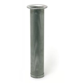 Siebeinsatz für Durchgangsfilter DN65 bis DN80  Rundlochung 3,0mm  1.4301