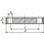 Edelstahl- Blindflansch DIN 2527 V2A PN10/16 halbes Blatt V2A