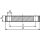 Edelstahl- Blindflansch DIN 2527 PN10/16 halbes Blatt V4A