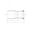 Pressfittings M-Kontur Edelstahl Reduzierstück DN35-...