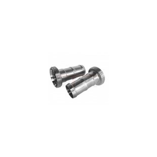 Schlauchgewindestutzen DN40 Schlauchtülle 13mm  1.4301