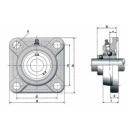 Edelstahl Flanschlager UCF 212  für Welle 60mm