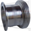 Adapter DIN 11851 AG DN65 auf Clamp DN32676 DN65  1.4404
