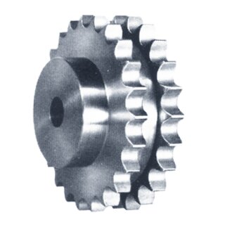 Edelstahl Kettenrad mit Bund DUPLEX 10B-2 z9  1.4301