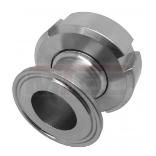 Adapter Clamp DIN 11851 DN40 KgM auf Clamp DIN 32676 DN15  1.4404