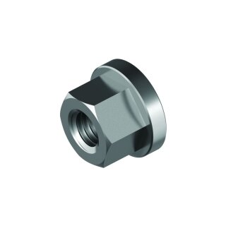 Edelstahl Sechskantmutter hohe Form 1x5xD mit Bund DIN 6331