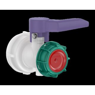 IBC Klappenhahn DN50 VITON (FDA)