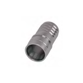 Anschweißschlauchtülle für Klemmschaleneinband 125mm  1.4404  Anschluss 139,7x2mm