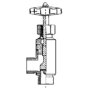 Edelstahl Eckventil 1"  1.4404