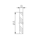 Ersatzglas für RIZZATO Stirnschauglas aus Borosilikatglas