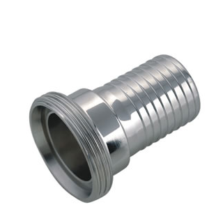 Schlauchgewindestutzen reduziert  DN25  Tülle 19mm  1.4404