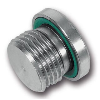 Verschlusschraube mit Innensechskant und O- Ring Dichtung 3/4"  1.4571