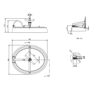 Ovales Tanktürchen Modell 190 LxB 546x447 nach innen und außen öffnend